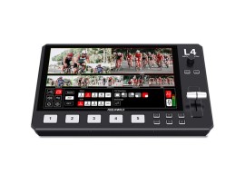 FeelWorld L4 HDMI Livestream Switcher with 10.1" LCD Monitor 